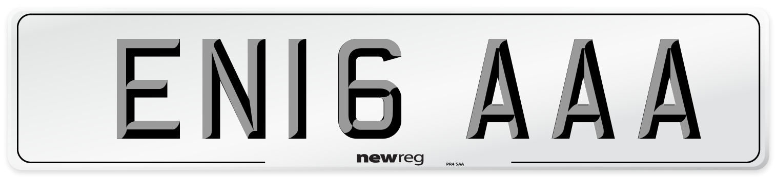 EN16 AAA Number Plate from New Reg